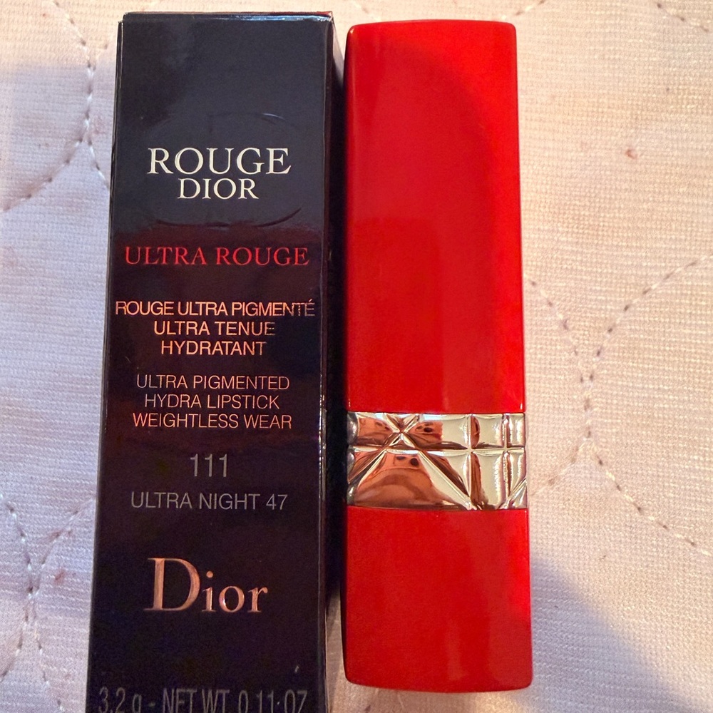 Dior Rouge Ultra Rouge Lipstick - Black.